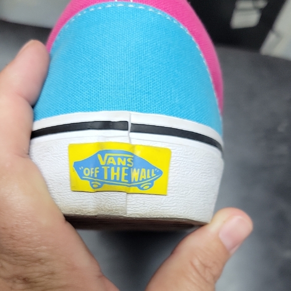 Vans Multicolor Checkerboard Slip-Ons Mens 8.5 womens 10 - Picture 5 of 9